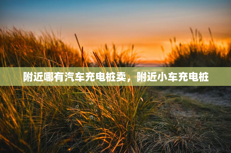 附近哪有汽车充电桩卖，附近小车充电桩