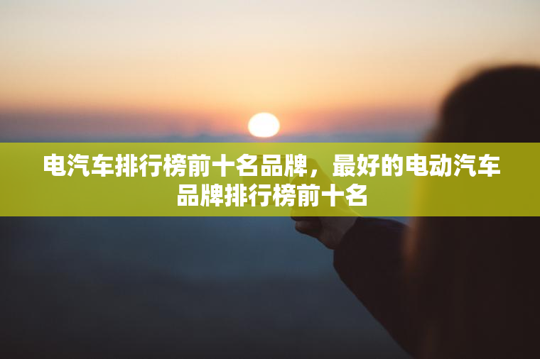 电汽车排行榜前十名品牌，最好的电动汽车品牌排行榜前十名