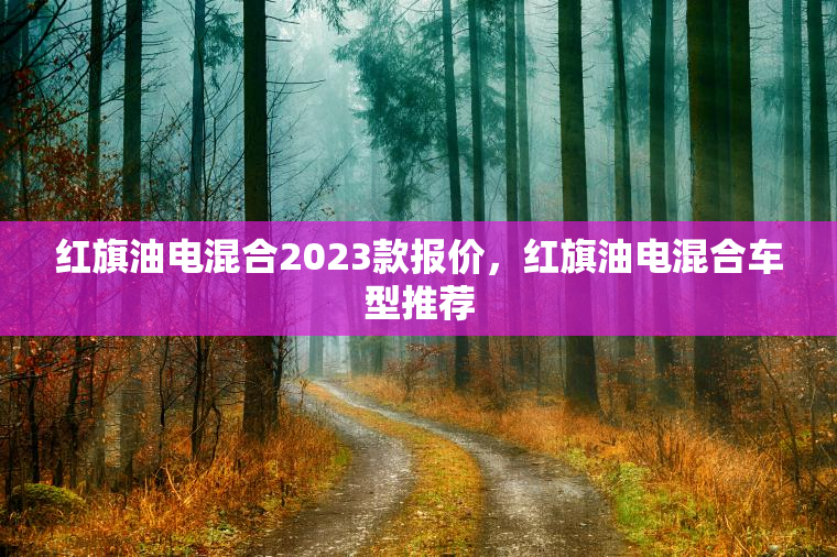 红旗油电混合2023款报价，红旗油电混合车型推荐