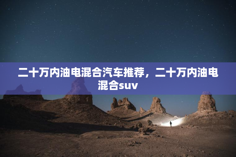 二十万内油电混合汽车推荐，二十万内油电混合suv
