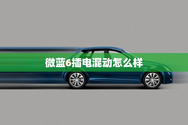 微蓝6插电混动怎么样(体验省油又环保)