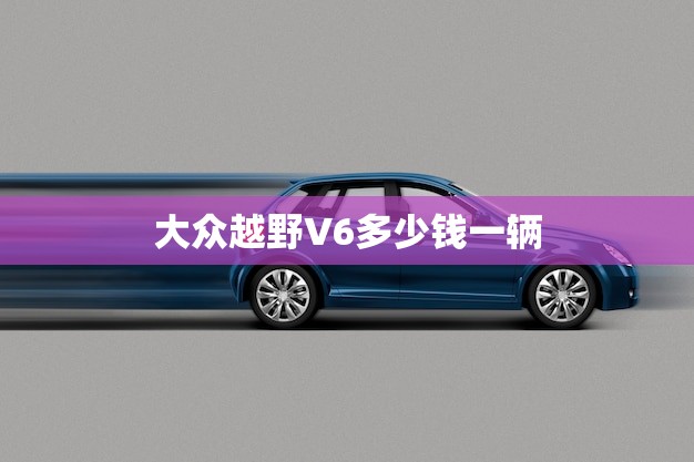 大众越野V6多少钱一辆(全面介绍配置、性能、价格)