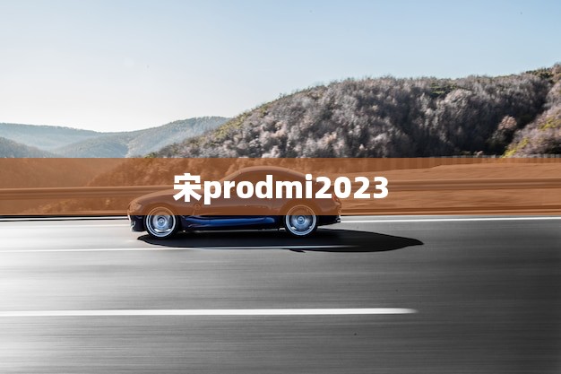 宋prodmi2023(未来音乐产业的新星)