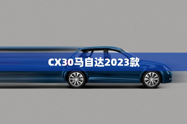 CX30马自达2023款(全新升级更加智能化)
