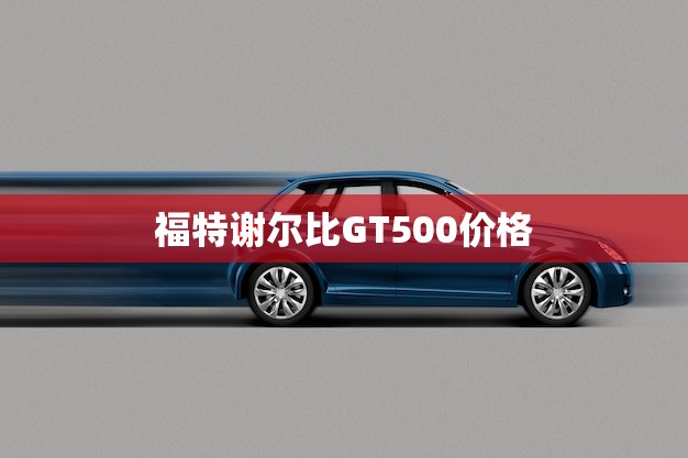 福特谢尔比GT500价格(介绍超级跑车的价格到底有多高)