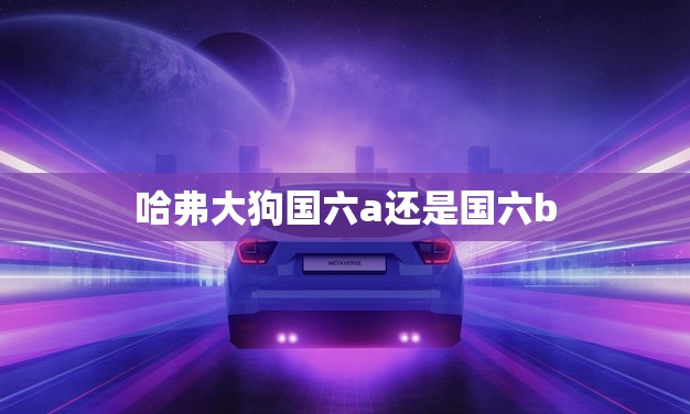 哈弗大狗国六a还是国六b(如何选择适合自己的车型)