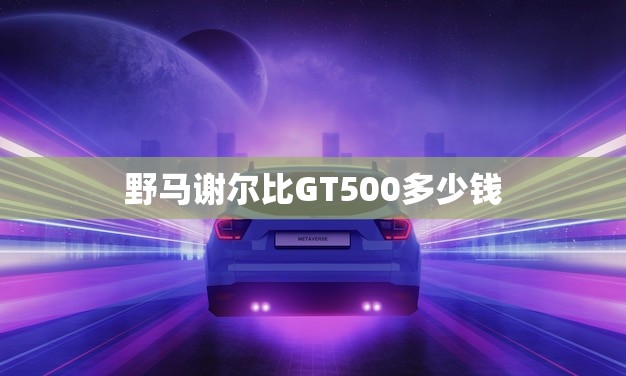 野马谢尔比GT500多少钱(介绍价格与性能的平衡)