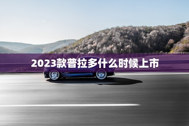 2023款普拉多什么时候上市(消息预计2023年底发布)